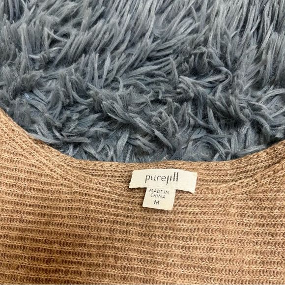 J. Jill Pure Jill Wool Cashmere Knit 3/4 Sleeve Pullover Sweater - Picture 2 of 5